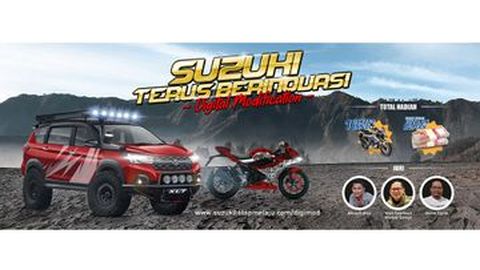Suzuki Tantang Netizen Modifikasi Digital Produk-produknya