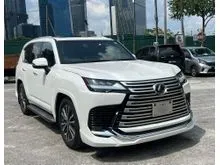 (Mark Levinson,Cool Box)2023 Lexus LX600 3.4 7 Seater SUV LX600 Brown Leather Vacuum Door Full Spec
