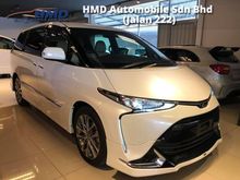 2016 Toyota Estima 2.4 Aeras - Unreg - 0% SST - JapaN Toyota Certified Cars - Modellista Aero Kit - Aeras - 7 Seater - Pre Crash
