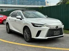 2023 WHITE INT PANORAMIC SUNROOF 360CAM HUD BSM APPLE CAR PLAY PRE CRASH Lexus RX 350 VERSION L Luxury 2.4 TURBO UNREG