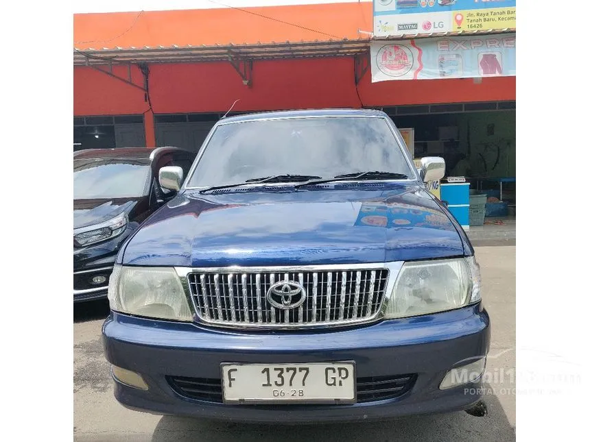 Jual Mobil Toyota Kijang 2003 LX 1.8 di DKI Jakarta Manual MPV Biru Rp 54.000.000