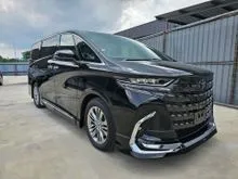 2025 Toyota Alphard 2.5 Z Modelista MPV Sunroof Modelista Bodykit Side Step 360 Camera PCS LDA HUD DIM BSM PB Unreg