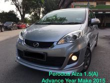 Year Make Perodua Alza 1.5 ZV (A) Advanced Facelift Service Record