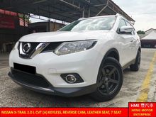 Nissan X-Trail 2.0L CVT (A) , Push Start, Low Mileage, Reverse Cam , Leather Seat ** 1 Owner **
