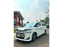 2018 Toyota Vellfire 2.5 G MPV White on Black Odo 78 Rb (TERMURAH)