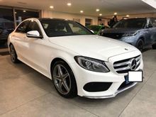2017 Mercedes-Benz C200 2.0 AMG Sedan / FULL LEATHER SEAT/ PANAROMIC ROOF / PUSH START / KEYLESS entry / Power Boot