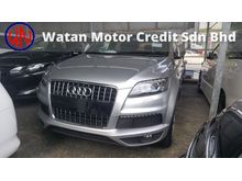 2012 Audi Q7 3.0TDI(DIESEL) S Line Unreg(0% GST)
