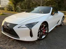 READY IMPORT 2023 Lexus LC 500 5.0 Convertible with Mark Levinson, AfterMarket Carplay 11.5 Inch, OrangeColour Caliper - INCOMING STOCK