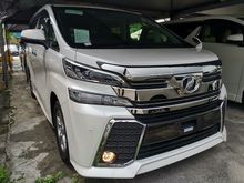 2016 Toyota Vellfire 2.5 Z SPEC (WHEEL CAP) 2 POWER DOOR