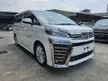 Recon 2018 Toyota Vellfire 2.5 Z New Facelift UNREG DIM