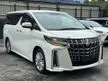 Recon 2018 Toyota Alphard 2.5 G S MPV / Free warranty/ Free tinted / Full tank - Cars for sale