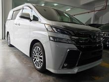 2016 Toyota Vellfire 2.5 ZG JBL Sound System Surround Camera New Arrival Unregistered
