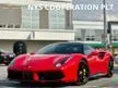 Recon 2018 Ferrari 488 GTB 3.9T V8 Coupe Unregistered Brand New Condition Huge Option READY UNIT WELCOME VIEW LOW MILEAGE