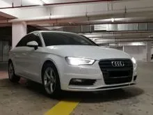 2016 Audi A3 1.4 TFSI Sedan S-line (Push start)(Low mileage)