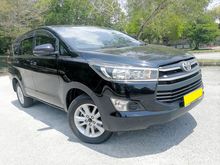 2018 Toyota Innova 2.0 E FULL SERVICE UNDER WARRANTY ACCIDENT FREE
