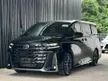 UNREG 2025 Toyota Vellfire 2.4T Z Premier, Brown Interior, JBL Sound, DIM, BSM, HUD, Sunroof, Universal Side Step, 360 Camera, MIL 16KM ONLY