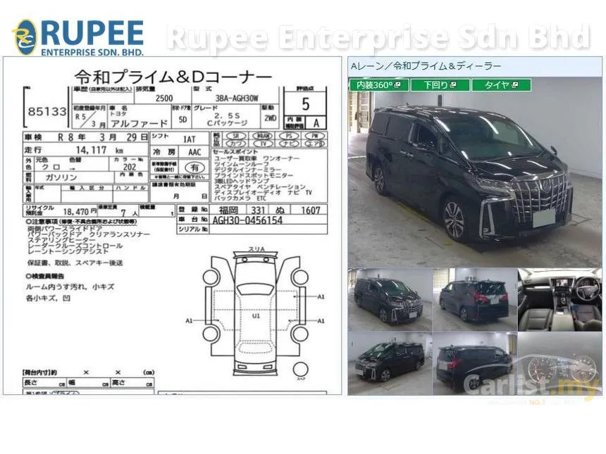 2023 Toyota Alphard G S C Package MPV