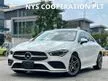 Recon 2020 Mercedes Benz CLA200D 2.0 Diesel AMG Line Coupe Executive Unregistered AMG Body Styling AMG 18 Inch Rim AMG Brake Kit AMG Multi Function Steering