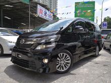 2013 Toyota Vellfire 2.4 Z Golden Eyes Alpine entertainment