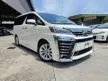 Recon USED CAR PRICE BUT RECOND 2019 Toyota Vellfire 2.5 Z HIGH MILEAGE BUT TIP TOP UNREG