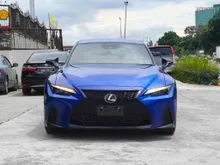 2022 Lexus IS 300 2.0 F Sport (MODE BLACK EDITION BBS SPORT RIM WITH CAR KING CONDITION) Grade 4.5B Mileage 15k only
