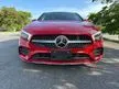 Recon 2019 Mercedes-Benz A180 1.3 AMG LINE**TURBO**FULL FULL SPEC**SUNROOF**BSM**HUD**SURROUND CAMERA**FULL RED BLACK LEATHER - Cars for sale