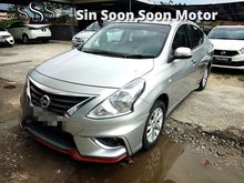 2015 Nissan Almera 1.5 VL FULL Spec(AUTO)2015 Only 1 UNCLE Owner, 97K Mileage, TIPTOP, ACCIDENT-Free, DIRECT-Owner, with AIRBEG, DVD, GPS& REVERSE Cam