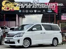 2011 Toyota Vellfire 2.4 Z Platinum MPV FACELIFT BUMPER , 3 YEARS WARRANTY , ELECTRIC SEAT, SUN ROOF , POWER BOOT , NO DOC CAN LOAN , HIGH L0AN