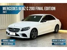 2021 Mercedes-Benz C200 2.0 AMG Final Edition Sedan BISA NEGO TERMURAH [DP MINIM]
