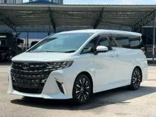 2024 Toyota Alphard 2.5 Z 7-Seater MPV Executive Lounge 19 Inch Rim - Rare Spec Original Japan - Ready Stock Welcome to View