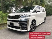 2019 Toyota Vellfire 2.5 Z G Edition Facelift 3 LED headlamps
