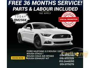 ONLY 1 IN MALAYSIA MUSTANG ROUSH 1 FREE 36 MONTHS SERVICE FREE 5 YRS WARRANTY SPECIAL PROMOTION LIMITED TIME ONLY