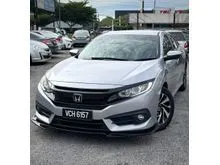 2018 HONDA CIVIC 1.8 FC HARGA OTR XCAMPUR INSURANCE SHJ FREE 1 THN WARRANTYFULLOAN ROGER