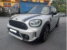 2021 MINI Countryman 2.0 Cooper S 48K+ Km Low Mileage Genuine Mileage Full Service Record