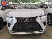 2021 Lexus NX 300 2.0 CC F Sport UNREG,HI-SPEC,GRADE 5,ORI MILEAGE 19000KM ONLY,360 CAMERA,MEMORY & AIRCOND SEATS,XENON LAMP,PADDLE SHIFT,FREE GIFTS