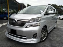 TOYOTA VELLFIRE 2.4 (A) Z PLATINUM 8 SEATER TIPTOP CONDITION 1 VVIP OWNER