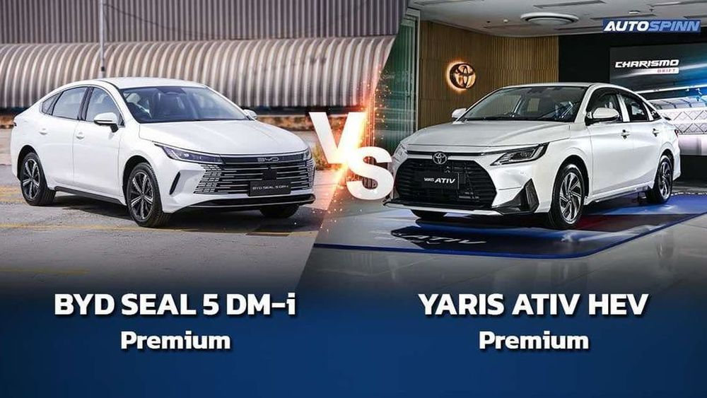 ศึกชิงบัลลังก์ไฮบริด! YARIS ATIV HEV 2025 ปะทะ SEAL 5 DM-i SUPER HYBRID ญี่ปุ่นหรือจีน ใครจะครองใจคุณ?