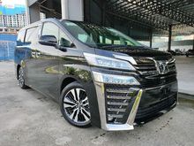 2019 Toyota Vellfire 2.5 ZG Full Spec Sun Roof JBL 4Cam PCS LTA DIM BSM RCTA PB Leather Unregister