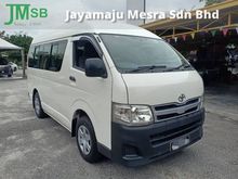 2012 Toyota Hiace 2.7 Window Van (P)(M) *10 SEAT CAPACITY, WELL MAINTAIN, LIKE NEW, 5 - SPEED MANUAL TRANSMISSION*