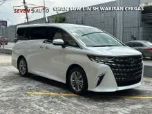 2025 Toyota Alphard 2.5 Z New Car 50KM Grade S/A