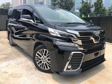 2016 Toyota Vellfire 2.5 Z G Edition MPV 2.5 ZG *SUNROOF *PRE-CRASH (UNREGISTERED)