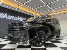 2024 Toyota Vellfire 2.5 HEV Executive Lounge VIP Type MPV [Km16.000] Reg 2025 Black On Saddle Tan Heater Seat Record ATPM #AUTOHIGH #BEST VALUE