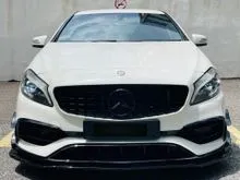 NEW STOCK, MERCEDES BENZ A250 2.0 HATCHBACK W176 , NEW BODYKIT A45 , FULL ON/OFF SPORT EXHAUST SYSTEM , ORI SERVICE HUPSENG , CARBON INTERIOR ,