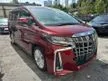 Recon 2019 Toyota Alphard 2.5 G S MPV 8 Seater Low Mileage