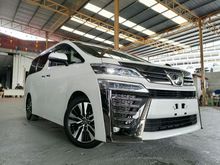 2018 Toyota Vellfire 2.5 Z G Edition MPV