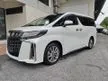 Recon 2020 Toyota Alphard 2.5 TYPE GOLD SUNROOF, Sequential Blinker UNREG