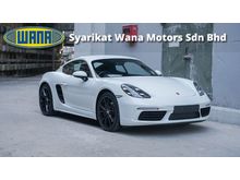 2018 Porsche 718 2.0 Cayman (Chrono Pack/ PDLS + Lamp) Unreg