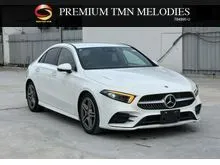 * 39202KM Ori Mileage Black with RED Stiches Seat * 2021 Mercedes-Benz A180 1.3 Style Sedan 8 YRS Warranty & OPEN Workshop SERVICES