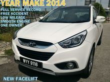 2014 Hyundai Tucson 2.0 NEW FACELIFT (A) FULL SERVICE RECORD PUSH START PANAROMIC ROOF REVERSE CAMERA
