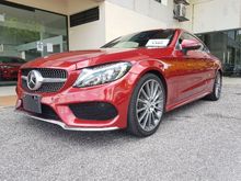 2016 Mercedes-Benz C180 1.6 AMG Sports Plus Coupe, BSM, HUD, JAPAN SPEC, UNREG